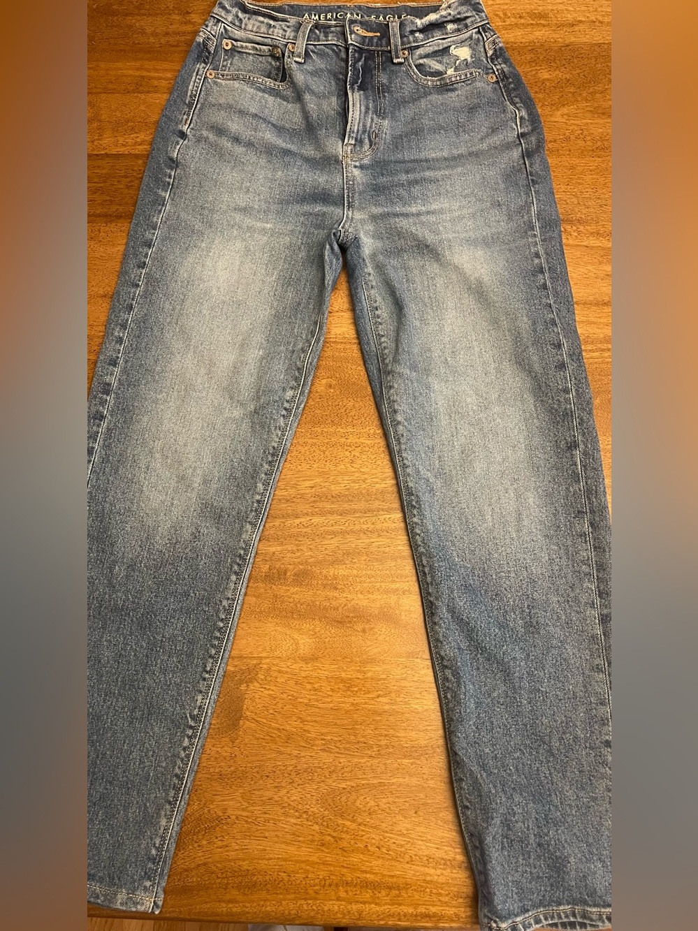 American Eagle Outfitters Highest rise 90s boyfriend jeans aeo 00 short